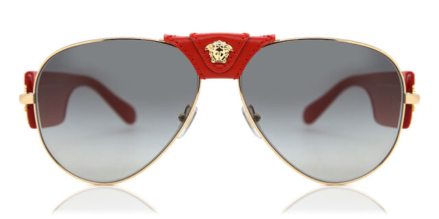 Versace VE2150Q 100211 Pilot Gold Sunglasses  display picture 2