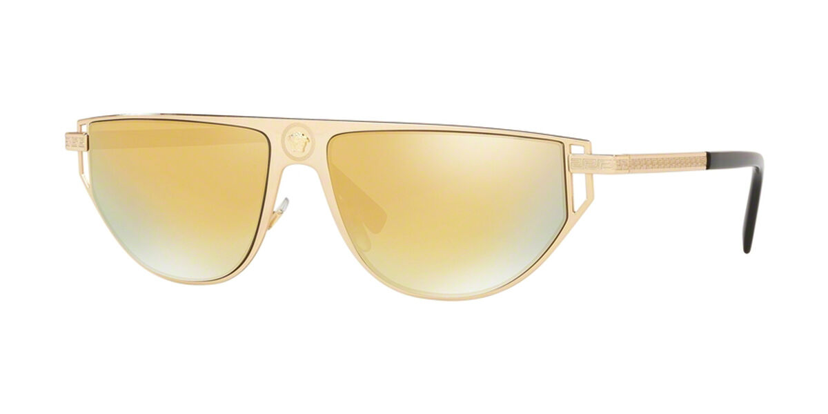 Versace VE2213 10027P Sunglasses Gold VisionDirect Australia