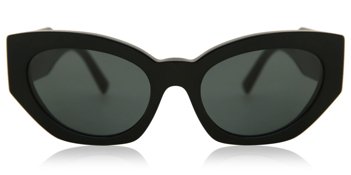 Versace VE4376B Asian Fit GB1/87 Sunglasses in Black | SmartBuyGlasses USA