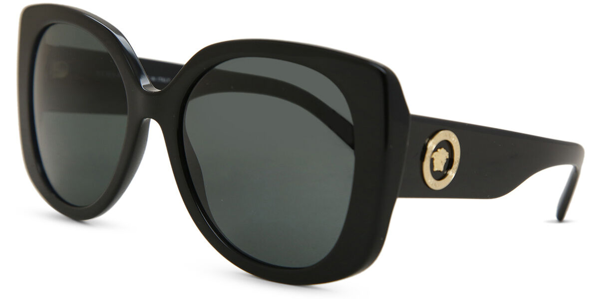 【正規品】VERSACE VE4387 スクエアサングラス ブラック Amazon.com: Versace VE4387 GB1/87 56MM Black/Dark Grey