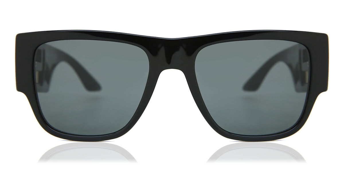 Versace Eyewear Zonnebril Met Rond Montuur in het Zwart voor heren Heren Accessoires voor voor Zonnebrillen voor 