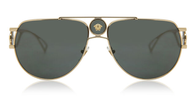 Versace VE2225 100287 Pilot Gold Sunglasses | SmartBuyGlasses US display picture 3