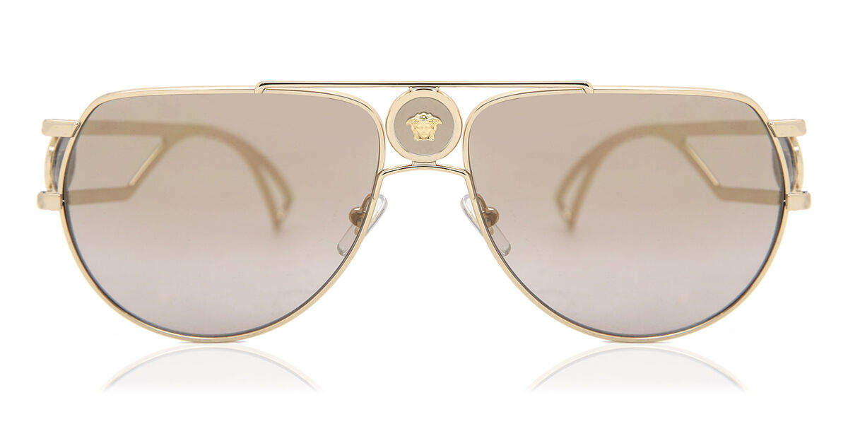Versace VE2225 10027I Sunglasses in Gold | SmartBuyGlasses USA