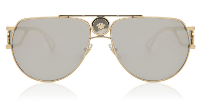 Versace VE2225 12526G Pilot Pale Gold Sunglasses  display picture 1