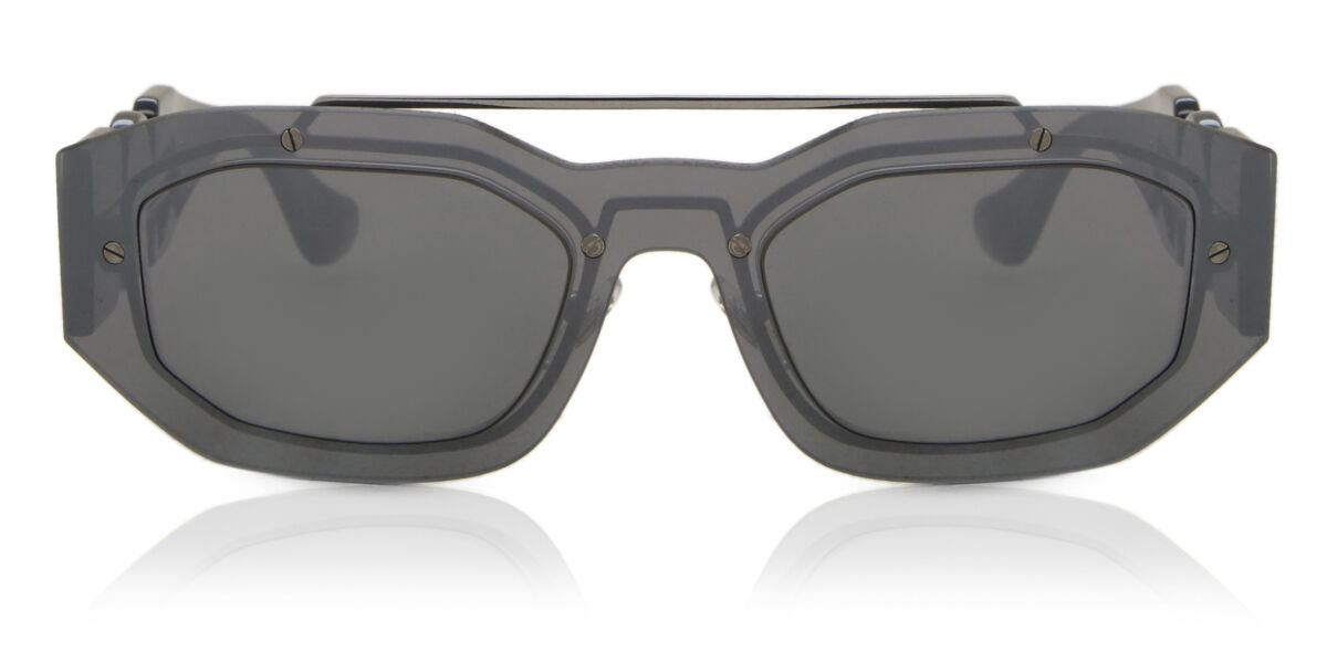 Versace VE2235 10016G Sunglasses Transparent Grey SmartBuyGlasses UK