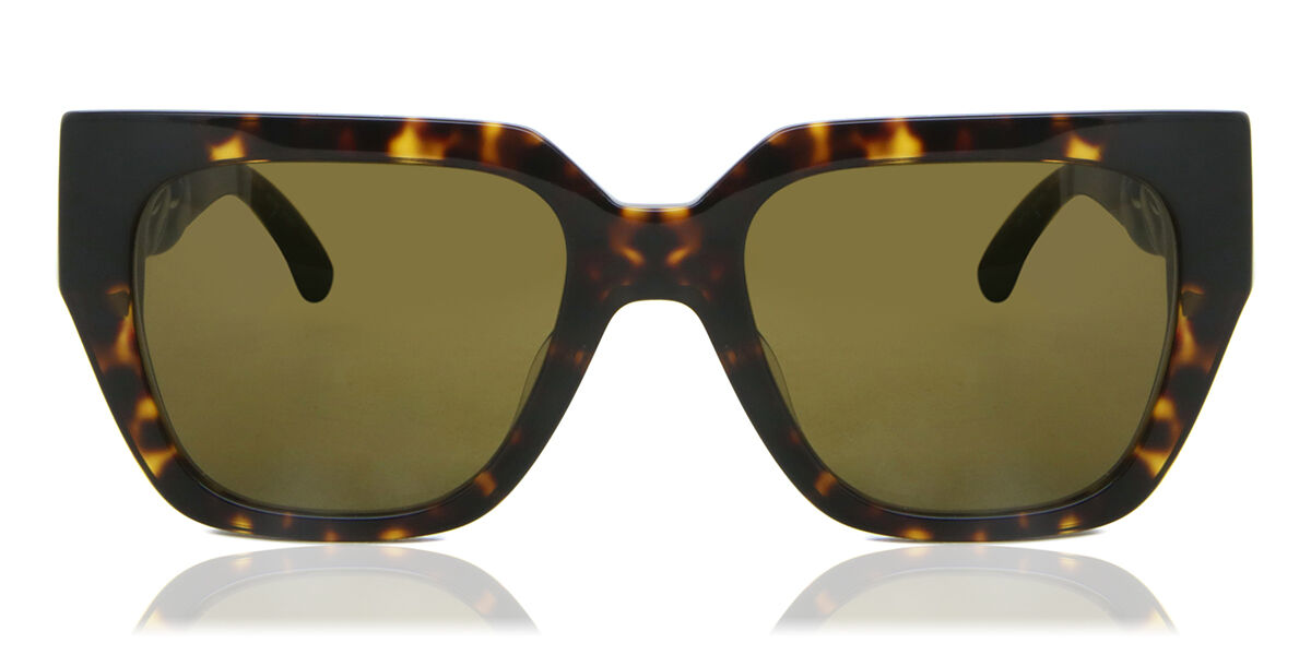 Photos - Sunglasses Versace VE4409F Asian Fit 108/73 Women’s  Tortoiseshell 