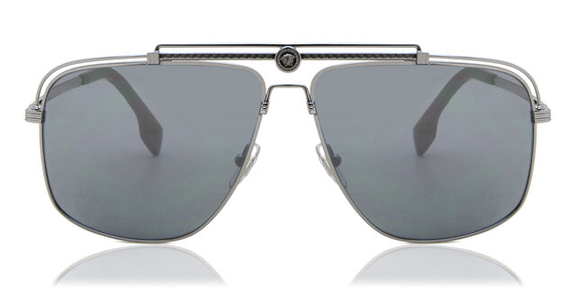 Versace VE2242 10016G Pilot Gunmetal Sunglasses  display picture 3