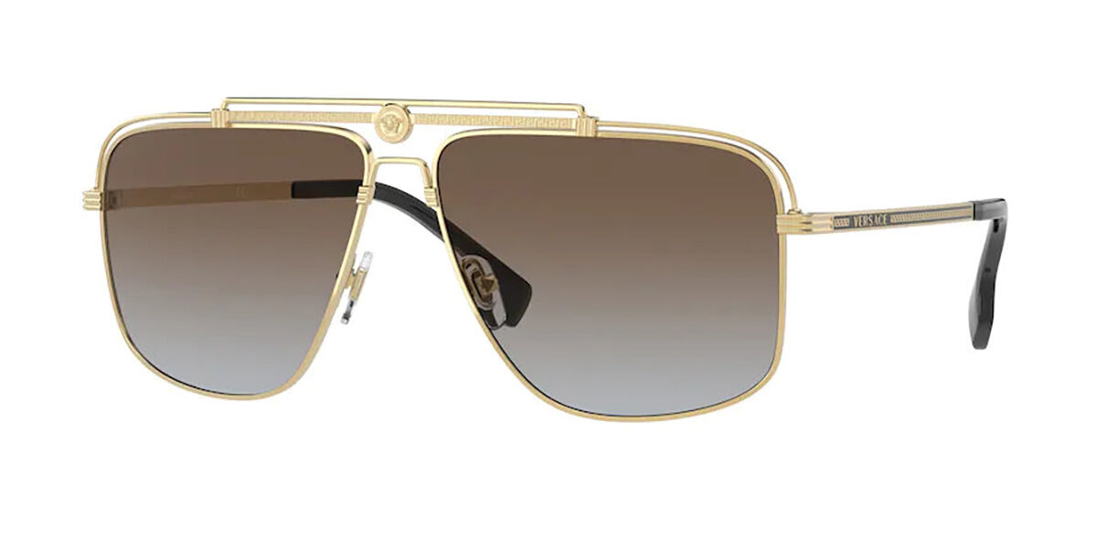 Versace VE2242 100289 Sunglasses in Gold | SmartBuyGlasses USA