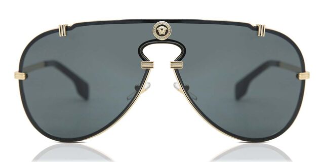 VERSACE Aviator Sunglasses ? Authentic $344 Authentic Versace 2150-Q 1002/81 Men main image 4