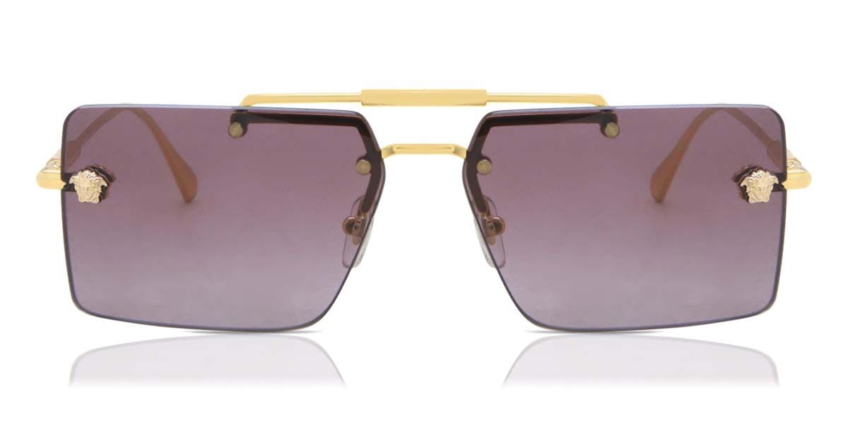Photos - Sunglasses Versace VE2245 10028H Women’s  Gold Size 60 