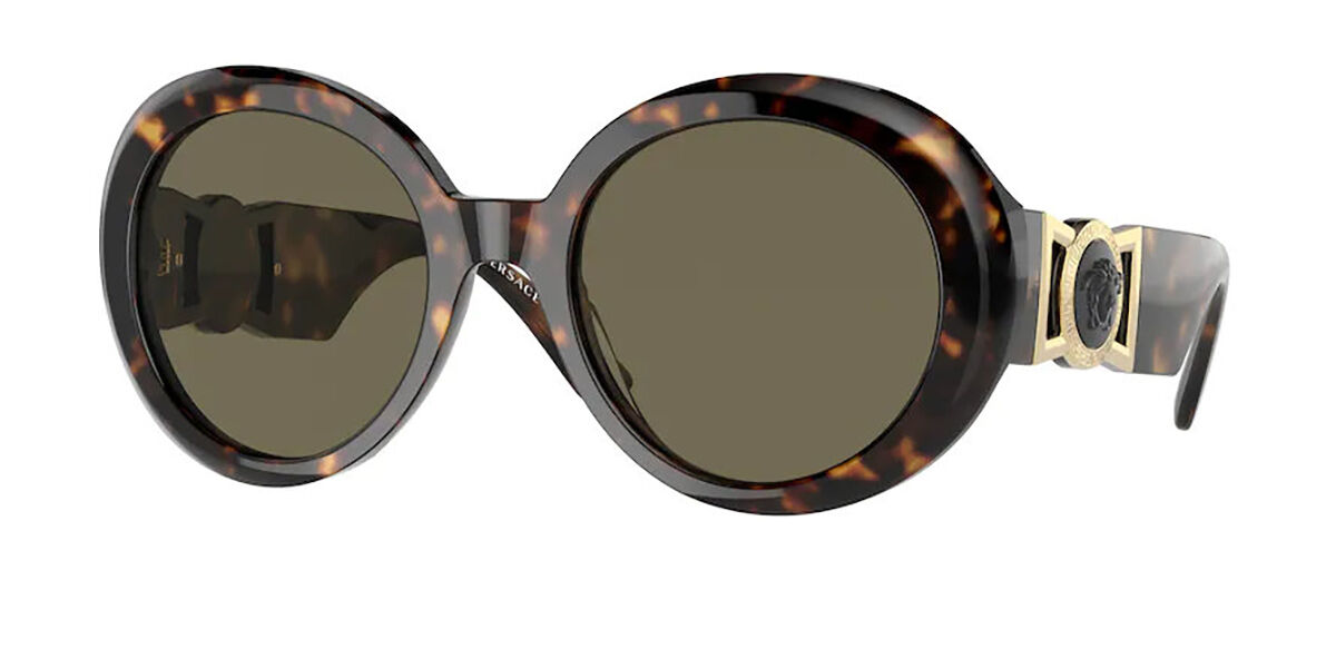 Photos - Sunglasses Versace VE4414 108/3 Women’s  Tortoiseshell Size 55 