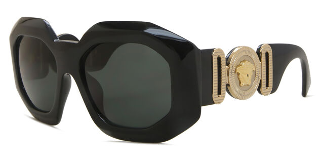 Versace VE4424U GB1/87 Geometric Black Sunglasses  display picture 3