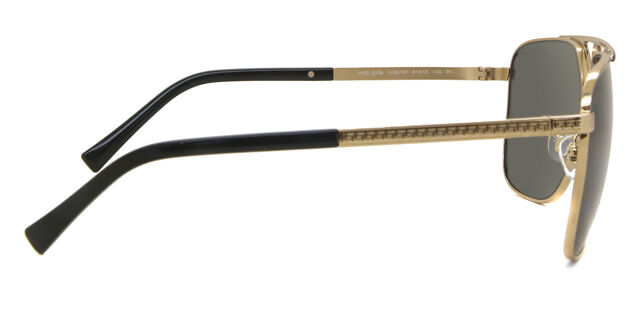 Versace VE2238 143687 Pilot Black Gold Sunglasses  display picture 1