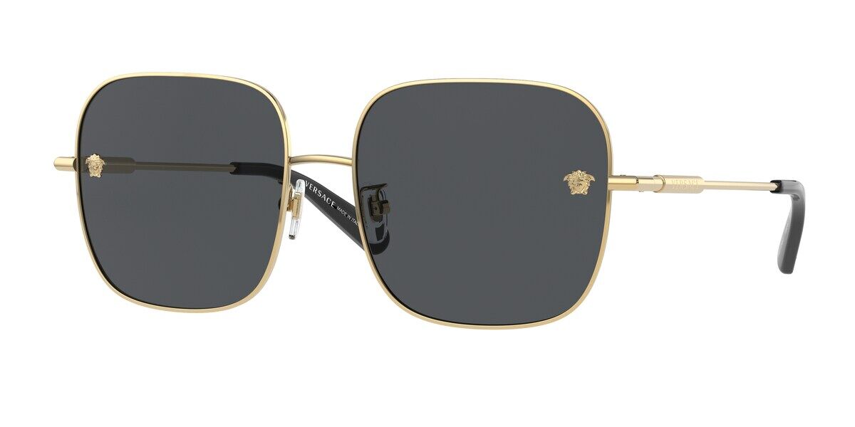 Versace VE2246D Asian Fit 100287 Sunglasses in Gold | SmartBuyGlasses USA