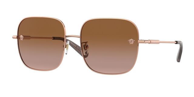 Versace VE2246D Asian Fit 141213 Square Rose Gold Sunglasses  display picture 3