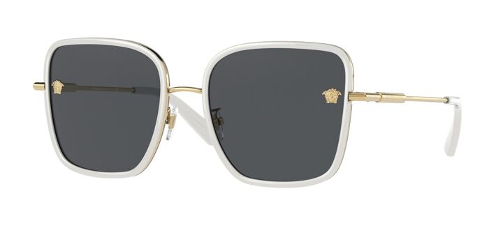Final Price! Versace VE2247D 143887 Sunglasses Versace 0VE2247D 143887 Black/Dark grey Square Women main image 3