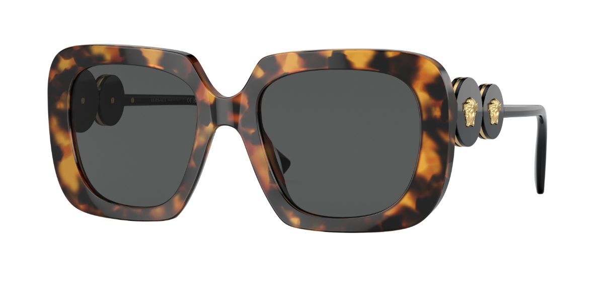 Photos - Sunglasses Versace VE4434 511987 Women’s  Tortoiseshell Size 54 