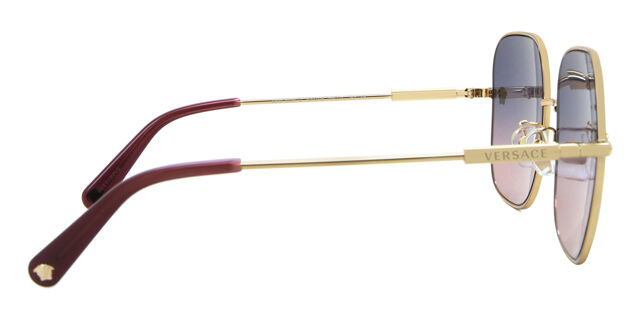Versace VE2246D Asian Fit 1002I6 Square Gold Sunglasses  display picture 1