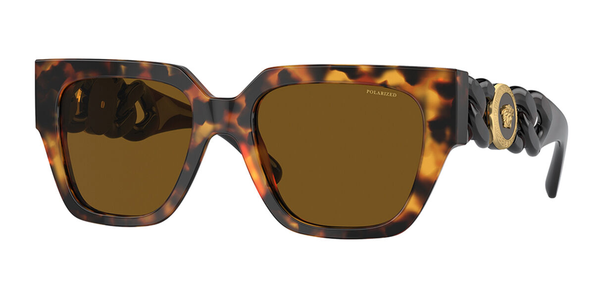 Photos - Sunglasses Versace VE4409 Polarized 511983 Women’s  Tortoiseshell S 
