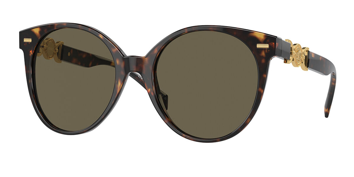 Photos - Sunglasses Versace VE4442 108/3 Women’s  Tortoiseshell Size 55 