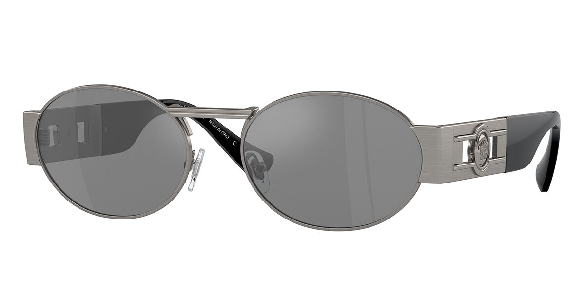 Photos - Sunglasses Versace VE2264 10016G Men's  Gunmetal Size 56 