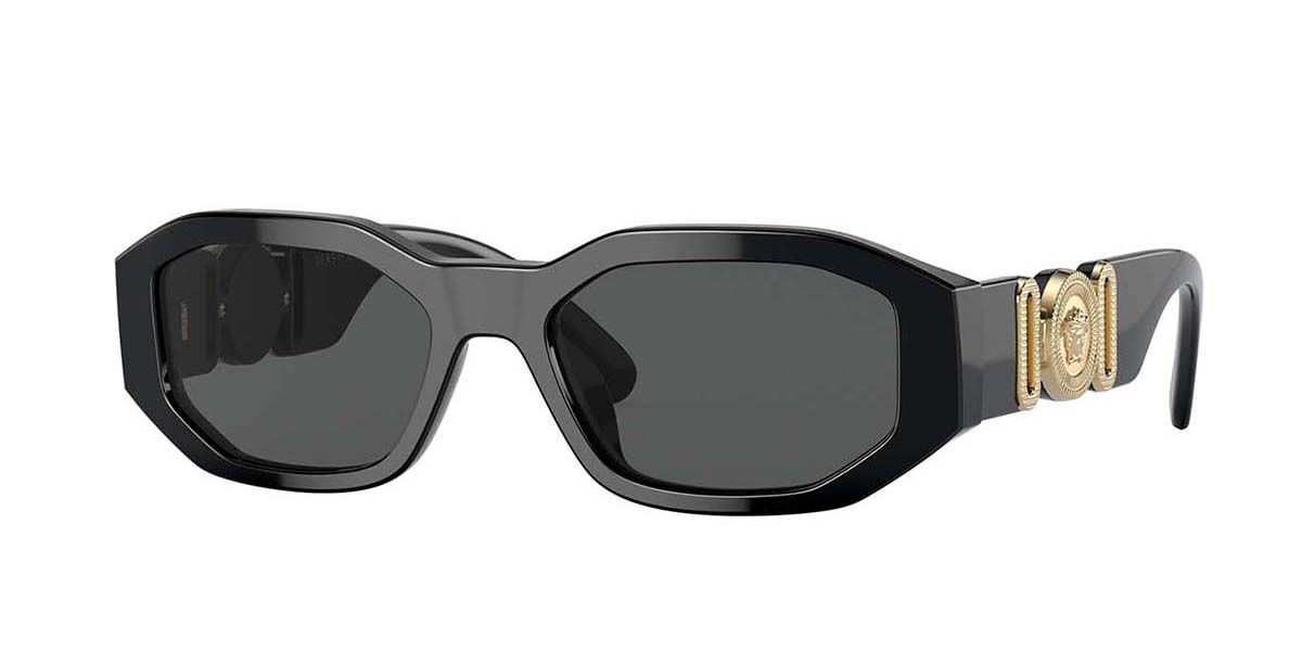 Фото - Сонцезахисні окуляри Versace VK4429U Dziecięce GB1/87 48 Czarne Dziecięce Okulary Przec 