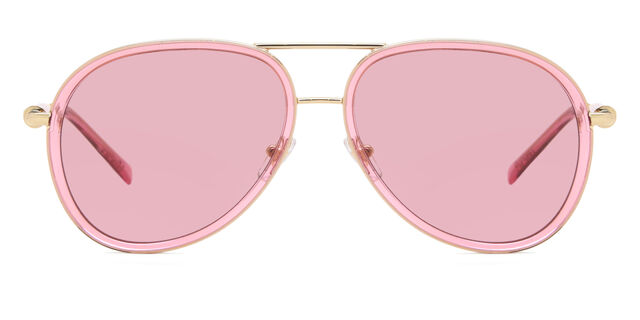 Versace VE2260 100284 Pilot Transparent Rose/Gold Sunglasses  display picture 2