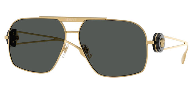Versace VE2269 100287 Pilot Gold Sunglasses | SmartBuyGlasses US display picture 3