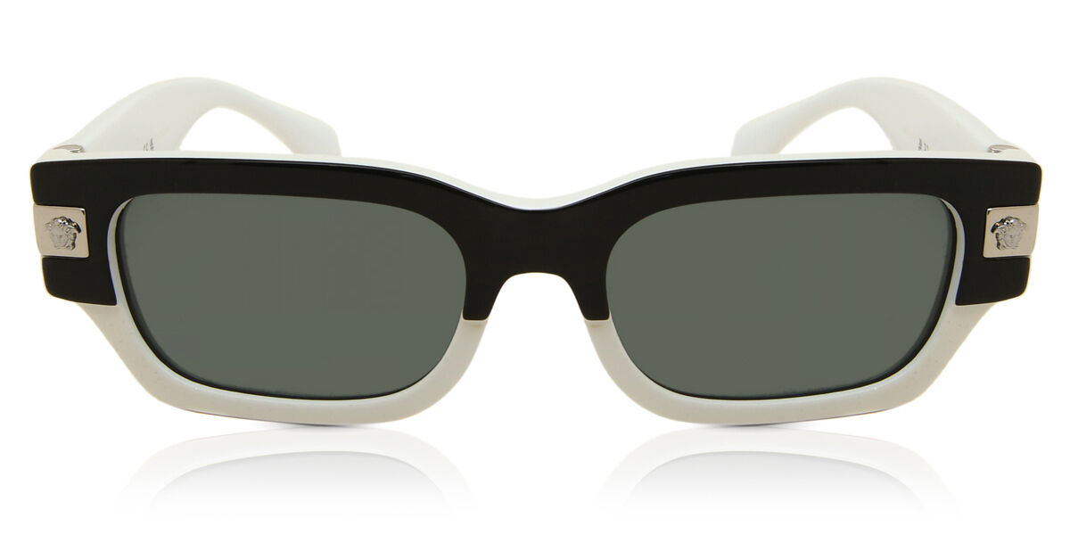 Photos - Sunglasses Versace VE4465 545987 Men's  White Size 53 