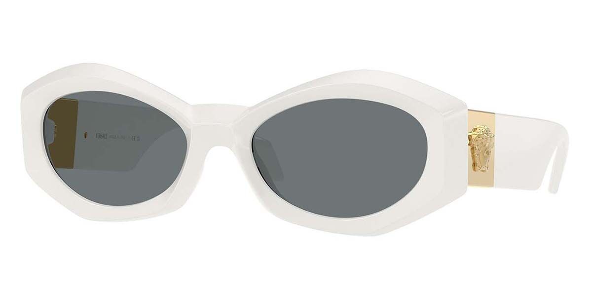 Photos - Sunglasses Versace VE4466U 546280 Women's  White Size 54 