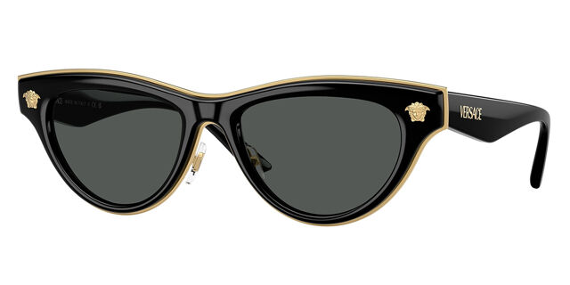 Versace VE2273 GB1/87 Cat Eye Black/Gold Sunglasses  display picture 1