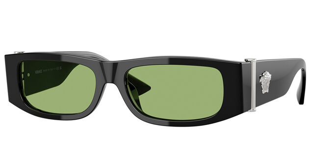 Versace Black and Green Oversized Sunglasses Versace 4476U GB1/2 Sunglasses - US main image 3
