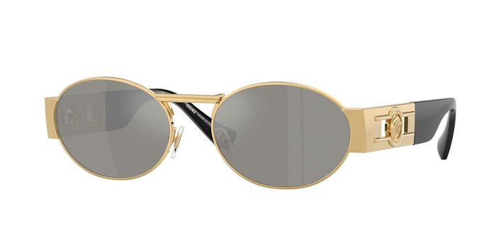 Versace VE2264 151387 Oval Silver Sunglasses  display picture 1