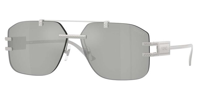Versace VE2275 10008V Pilot Silver Sunglasses  display picture 1