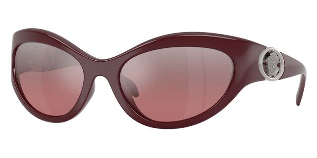 Versace VE4485 54877E Cat Eye Dark Red Sunglasses  display picture 3
