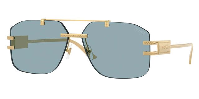 Versace VE2275 100280 Pilot Gold Sunglasses | SmartBuyGlasses US display picture 2