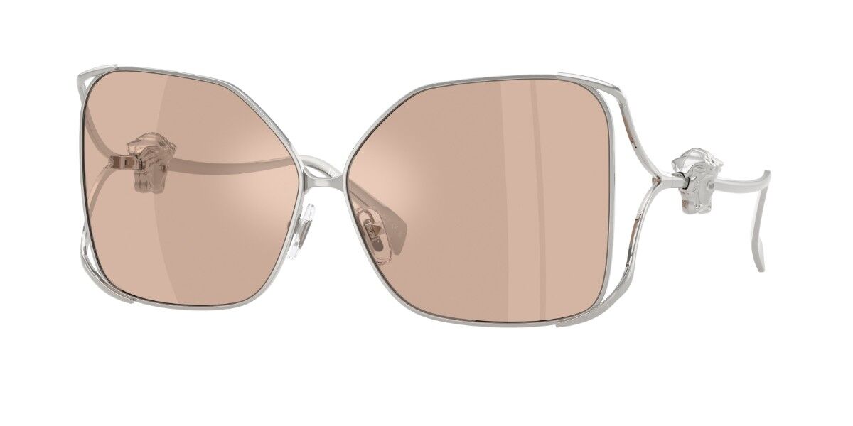 Versace VE2288 1001/5 オーバーサイズ シルバー サングラス