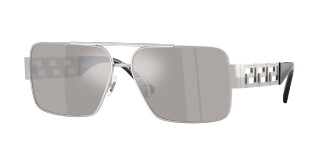 NEW VERSACE VE2290 10016G SILVER/GRAY UNISEX SUNGLASSES VE2290 1001/6G NEW VERSACE VE2290 10016G SILVER/GRAY UNISEX SUNGLASSES  main image 2