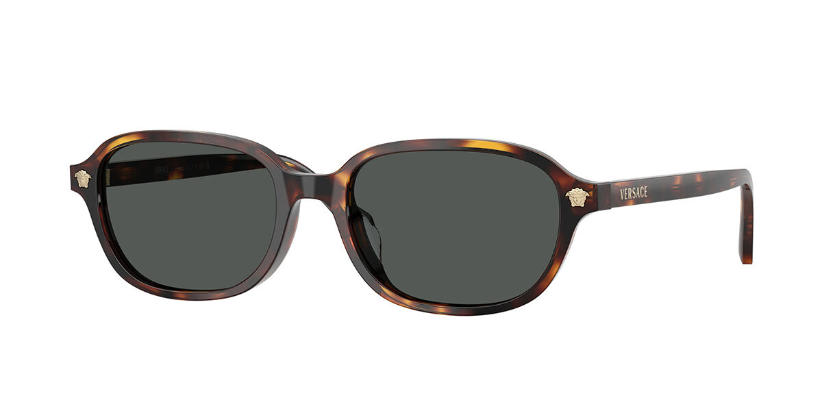 Photos - Sunglasses Versace VE4514D Asian Fit 553773 Women’s  Tortoiseshell Size 53 