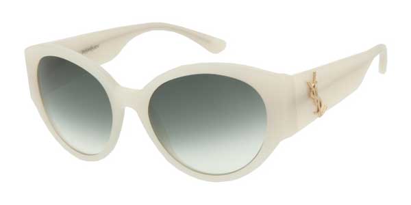 white ysl sunglasses