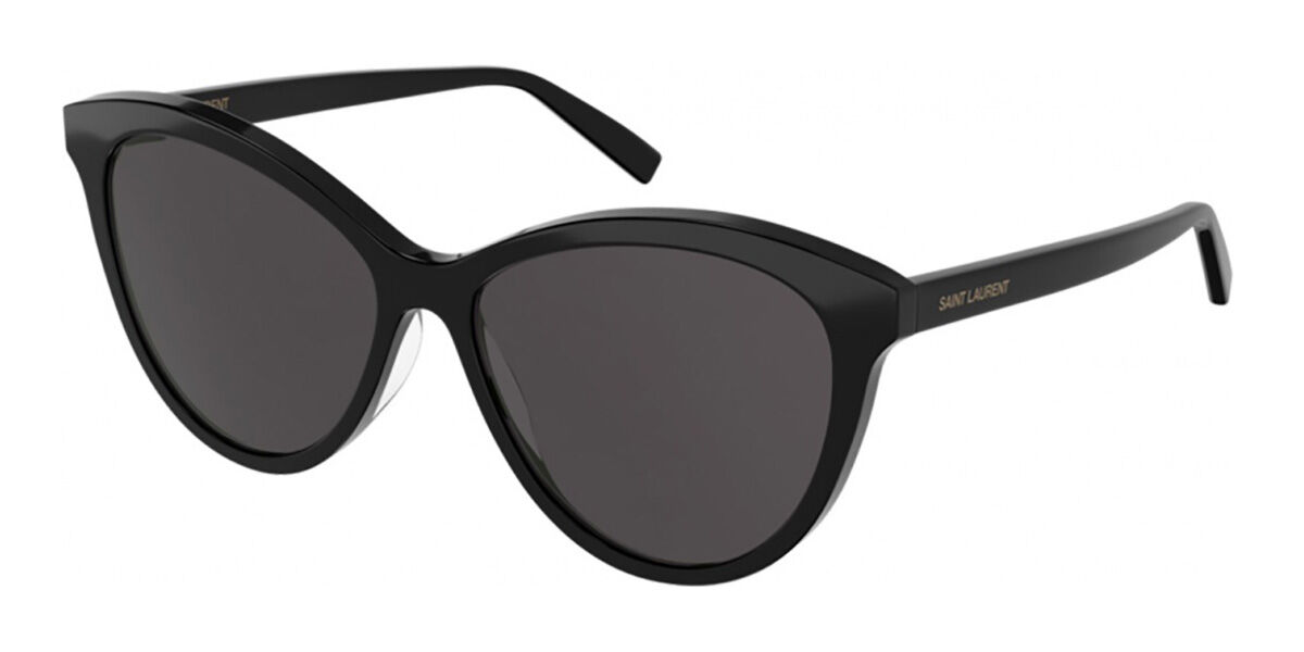 Saint Laurent SL 57 001 Sunglasses Black | VisionDirect Australia