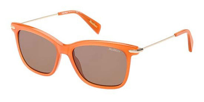 Max Mara MM0125 56E Square Textured Tortoise Brown  display picture 1