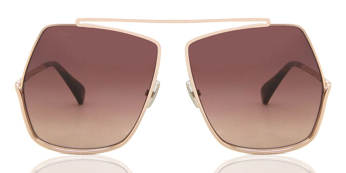 Max Mara MM0097 MENTON1 32B Cat Eye Shiny Pale Gold  display picture 1