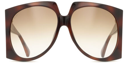 Max Mara MM0023 52F Oversized Dark Tortoise Sunglasses  display picture 1