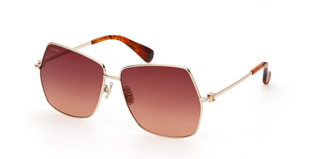 Max Mara MM0035-H 30F Geometric Gold Sunglasses  display picture 2