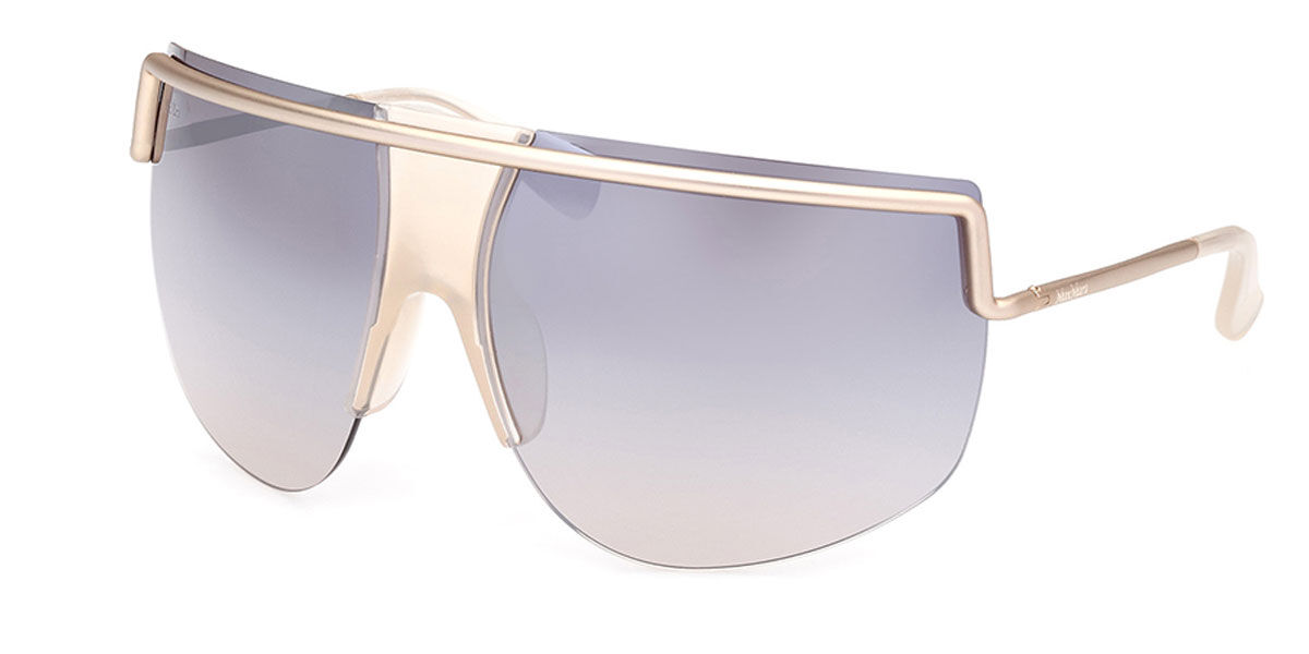 Photos - Sunglasses Max Mara MM0050 32C Women’s  Gold Size 70 