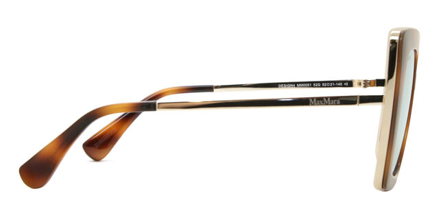 Max Mara MM0051 52G Square Dark Tortoise Sunglasses  display picture 1