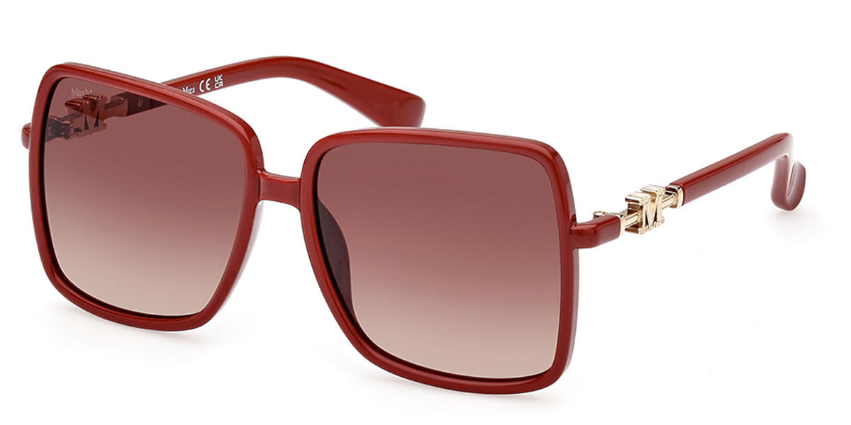Photos - Sunglasses Max Mara MM0064-H EMME14 66F Women’s  Red Size 58 
