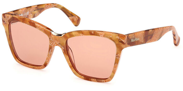 Max Mara MM0090 GLIMPSE4 52E Cat Eye Tortoise Sunglasses  display picture 2