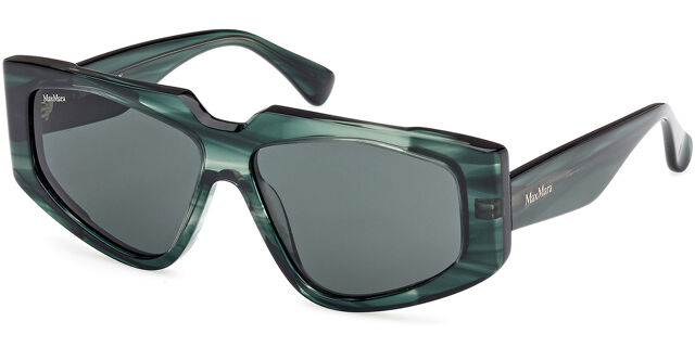 NEW MAX MARA SUNGLASSES GREEN WOMEN EYEWEAR MAX MARA MM0125 98N Max Mara MM0125 Sunglasses MM0125 98N Green Horn - eye-oo.com main image 4